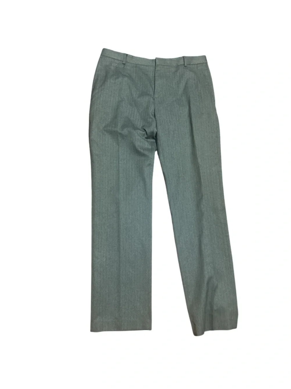 Banana Republic Men's Tailored Slim Fit Herringbone Gray Dress Pants 35x34